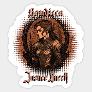 Boudicca Justice Queen Sticker